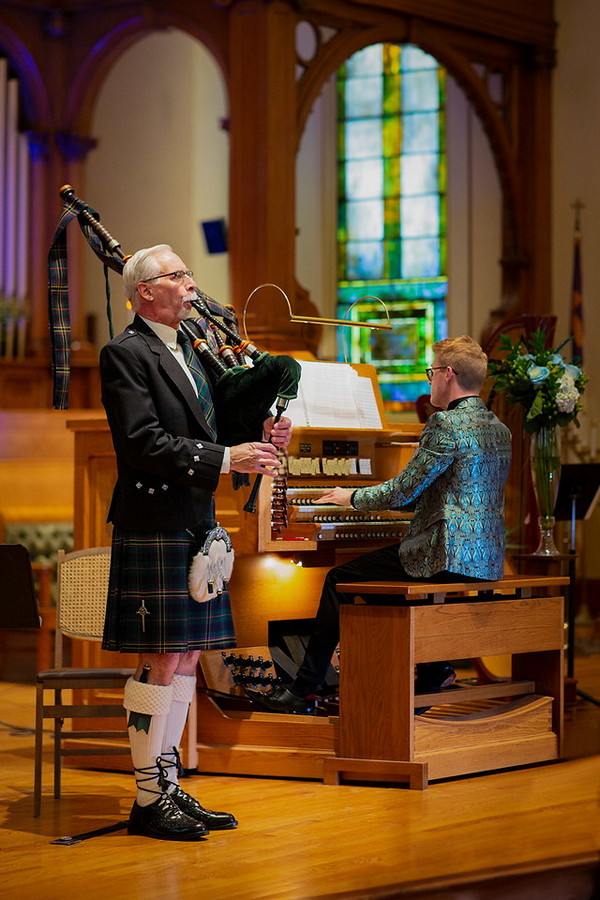 bagpipes and pipe organ